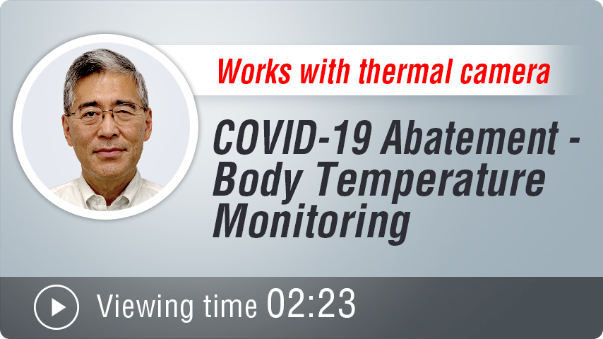 COVID-19-Eindämmung - Überwachung der Körpertemperatur