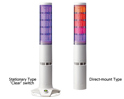 Ethernet-programmierbarer LED-Signalturm mit PoE LA6-POE