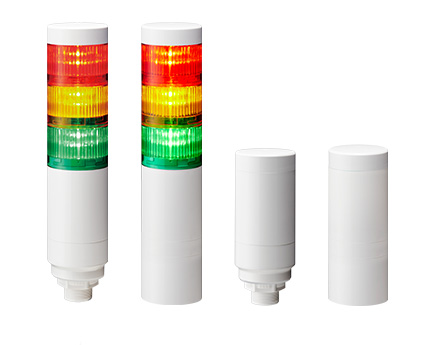 IP67/IP69K bewertete Φ60mm LED-Signalsäulen mit M12-Stecker LR6+FB295