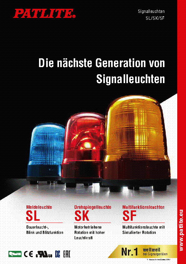 Signalleuchten SL / SK/ SF