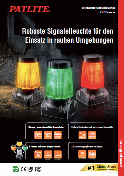 GL10-serie <br> Blinkende Signalleuchte
